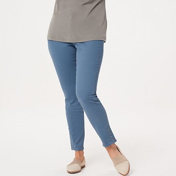 *NWOT Martha Stewart French Blue Denim Ankle Jeans - Picture 3 of 14